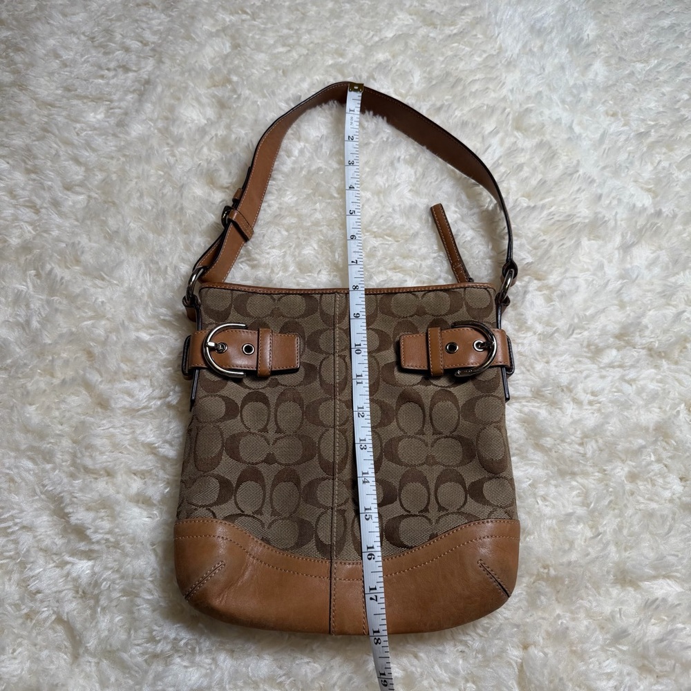 Coach C Brown Small Shoulder Bag - Picture 9 of 9